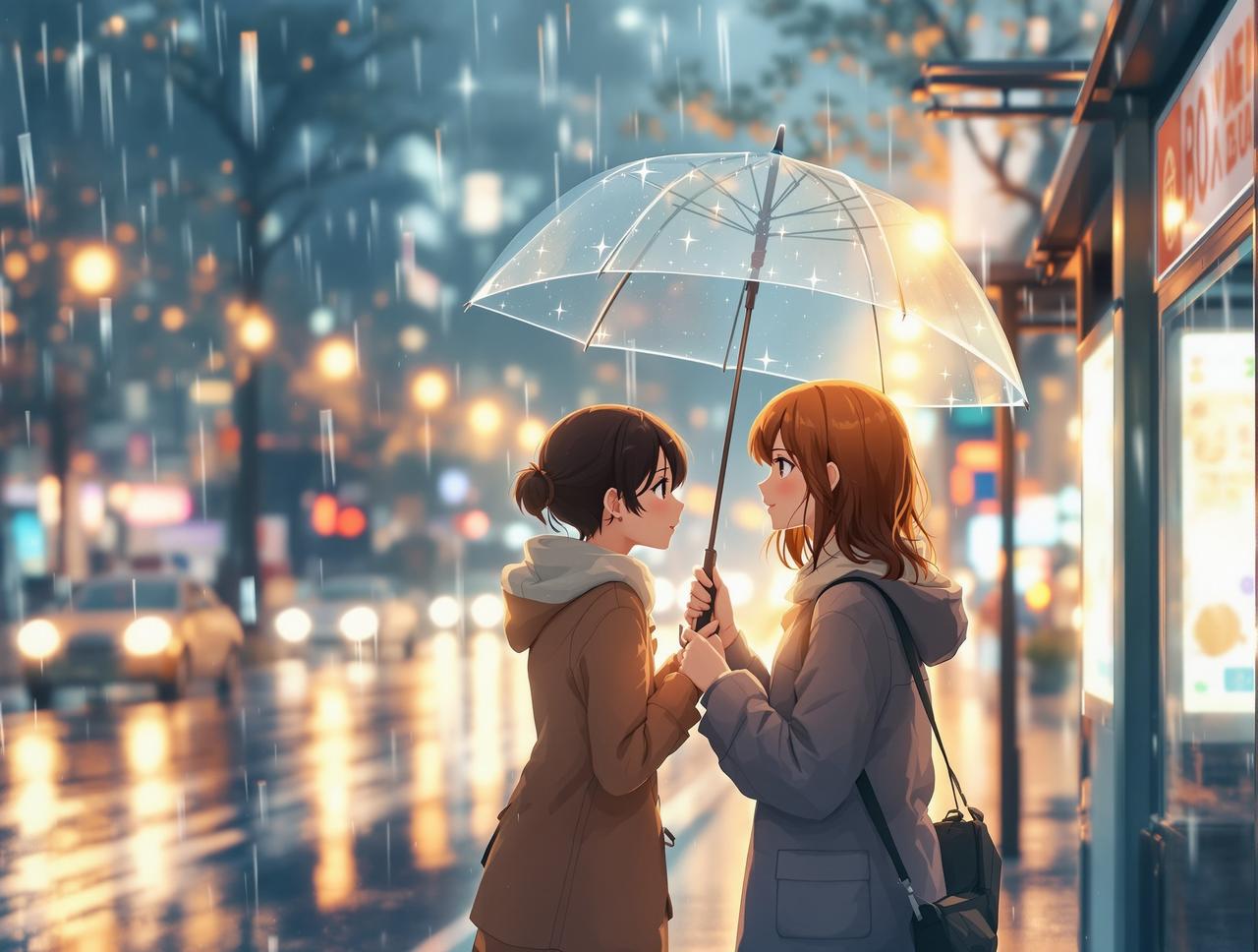 高清短剧网站《那把伞下的雨天》- 温情治愈题材动漫短剧